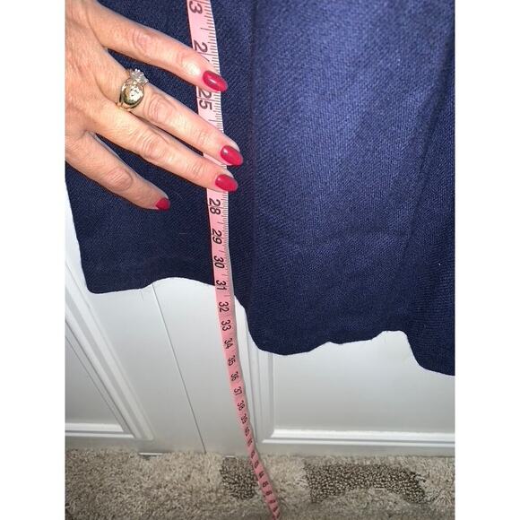 Vintage JBJ Sportswear Women's Navy Midi Skirt‎ Size 8 Lined Casual - Picture 3 of 8